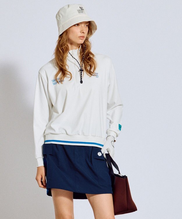 PW CIRCULUS 【 吸水速乾 / ストレッチ 】【WOMEN】裾2WAY バルーンスカート ゴルフウェア レディース ネイビー系