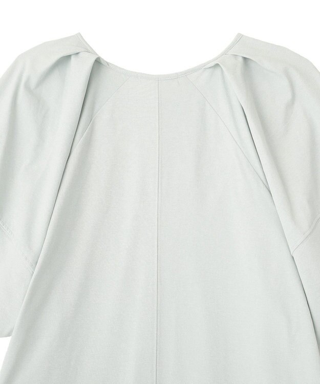 CRAFT STANDARD BOUTIQUE ポーチ付きバルーンスリーブワンピース Light Blue