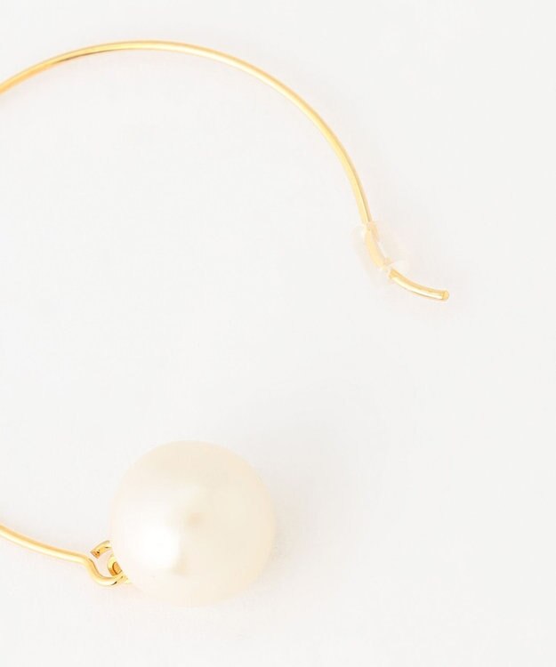 23区 【APPLAUDIR】フープパールピアス ゴールド系