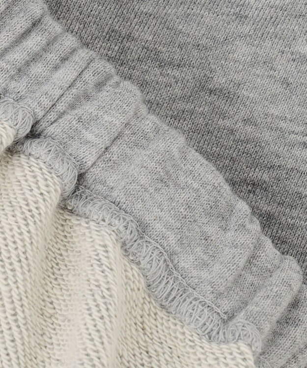 J.PRESS YORK STREET 【UNISEX】裏毛ロゴ刺繍スウェットパンツ ライトグレー系