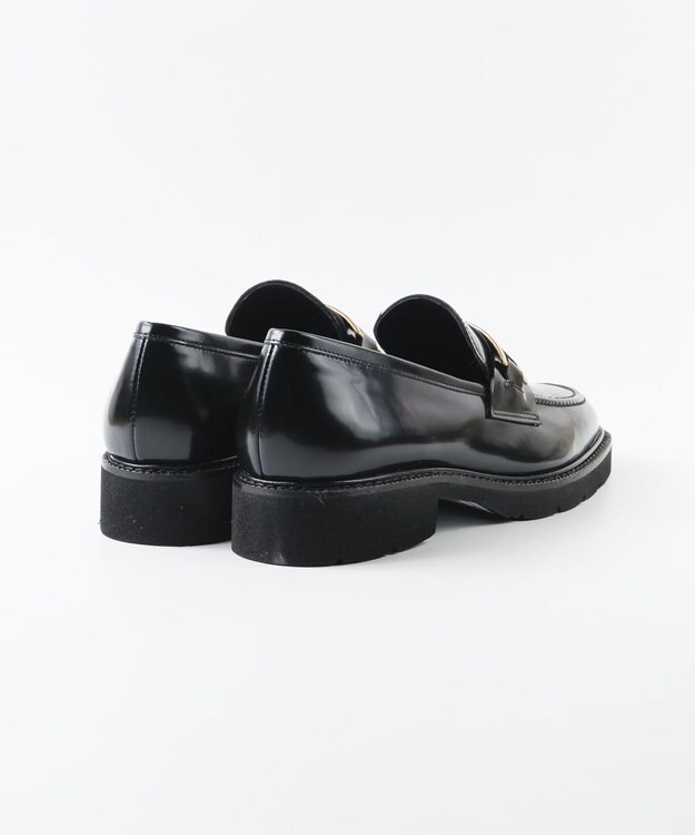 BONTRE 【LucaGrossi/ルカグロッシ】幾何学ビットローファー/K072M-VA ブラック