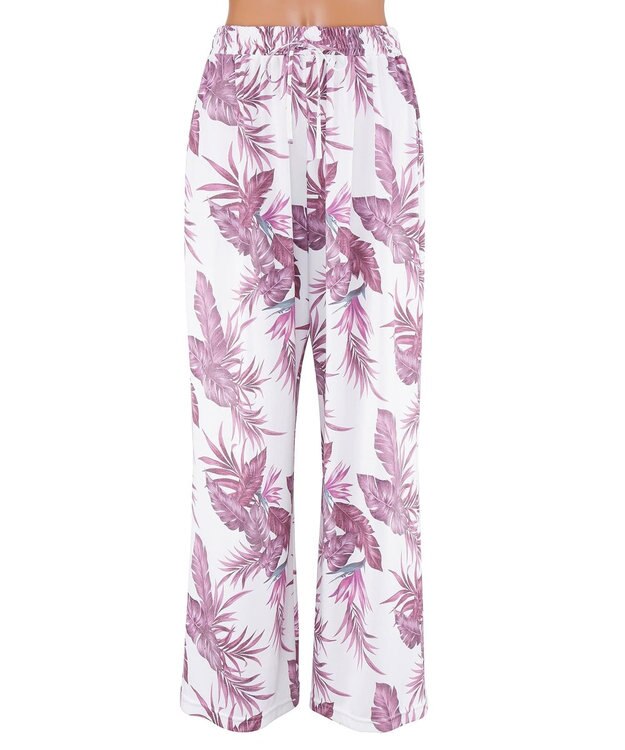 San-ai Resort（三愛水着楽園） 【SALE】ロングパンツ　M　【Coral veil（コーラルヴェール）】 ピンク