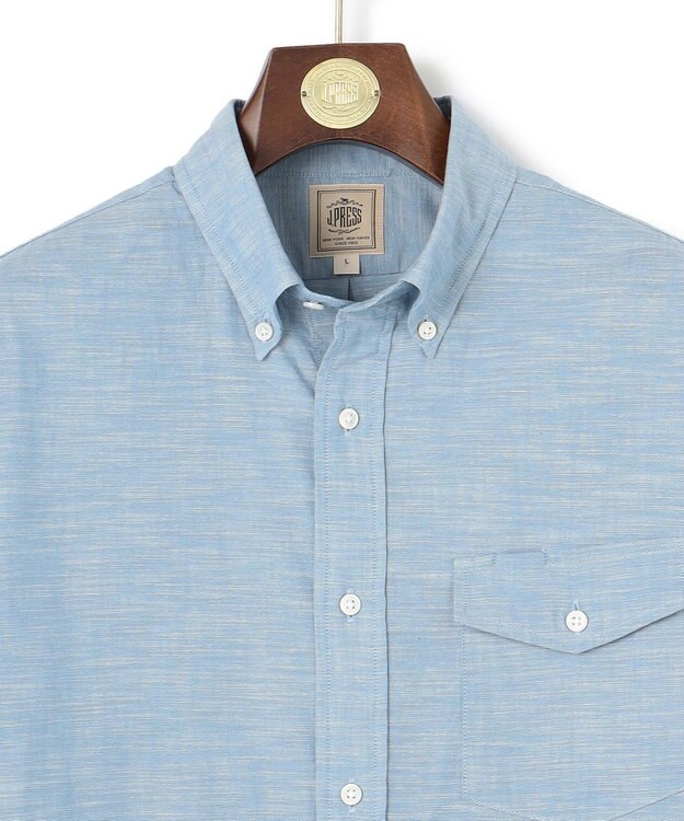 J.PRESS MEN 【WEB・一部店舗限定】アメリカンコットンダンガリーシャツ サックスブルー系