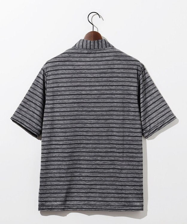JOSEPH ABBOUD MOUNTAIN 【接触冷感】クールスキンガードポロシャツ グレー系2