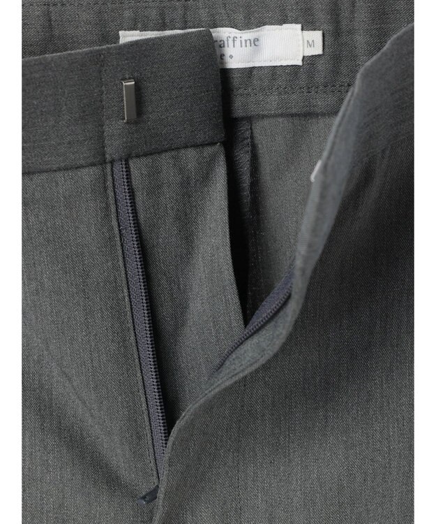 Green Parks きれいシルエットパンツII（ワイドストレート） Gray Mixture