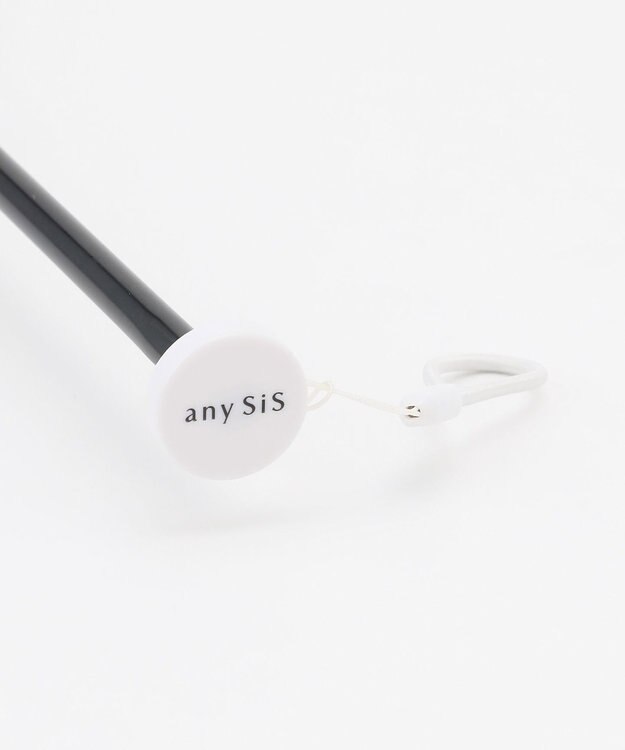 ANY SIS 【晴雨兼用/UVカット・遮光】バイカラーライト 折りたたみ傘 ネイビー