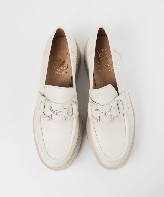 BONTRE 【BONTRE/ボントレ】タンクソールビットローファー/40914-UA アイボリー