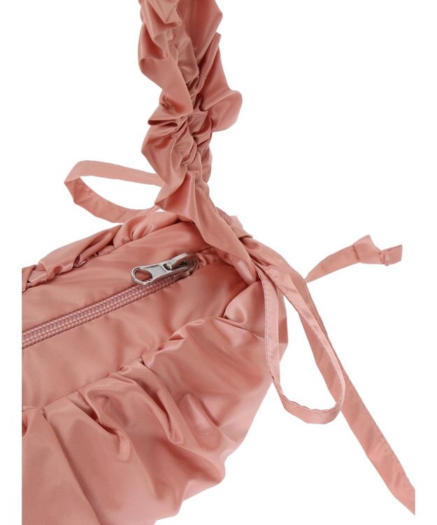 earth music&ecology ギャザーボディバッグ Pink