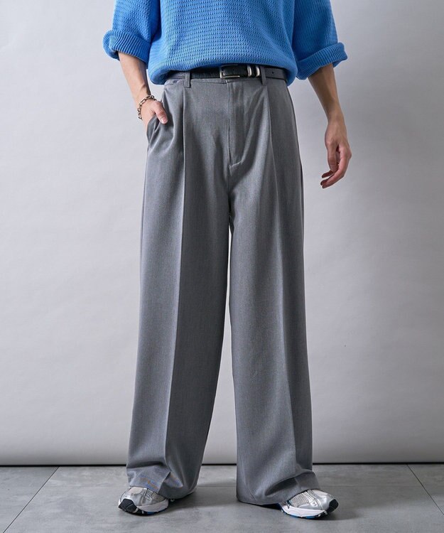 CRAFT STANDARD BOUTIQUE 半袖ダブルテーラードセットアップ Charcoal Gray