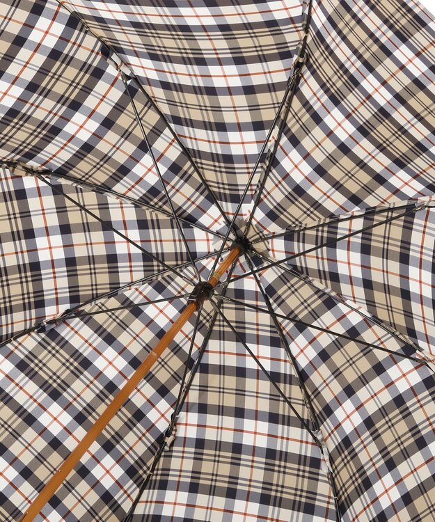 MOONBAT POLO RALPH LAUREN(ポロ ラルフローレン) 長傘 チェック ポロベア ワンポイント ベージュ