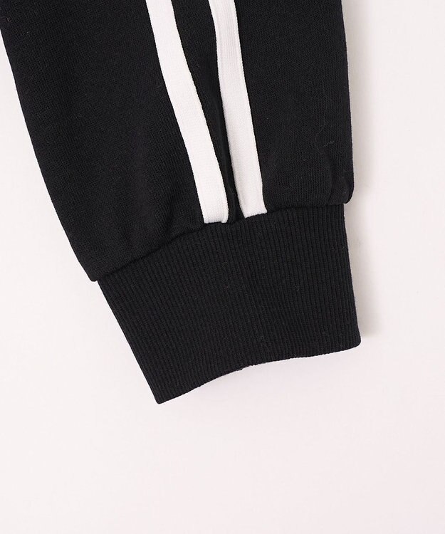 WEGO 【ユニセックス着用ITEM】ラインラグランZIPパーカー アッシュグレー