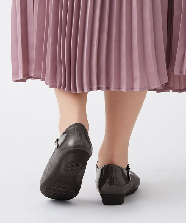 ASICS WALKING ペダラ レディース 3E  2.0CMヒール グレー系