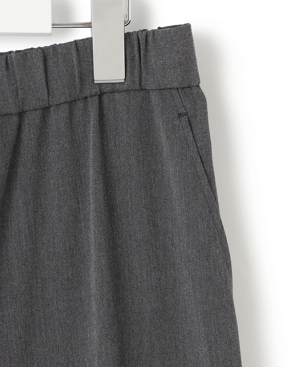 23区 【撥水加工/洗える】ドライ2WAYストレッチ ドロスト ワイド パンツ グレー系