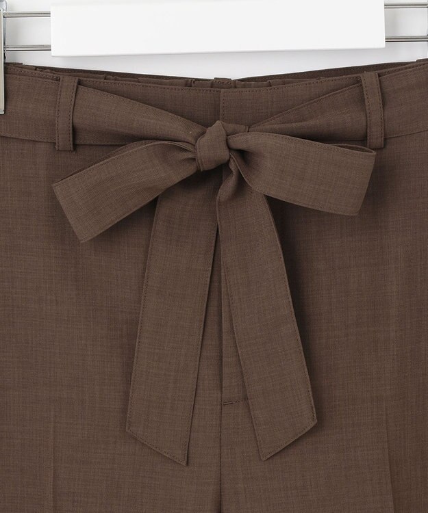 J.PRESS LADIES 【洗える・接触冷感】マルソースパンボイル パンツ ブラウン系