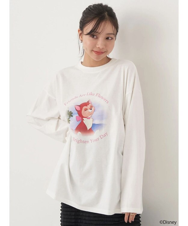 earth music&ecology Ｄｉｓｎｅｙ／フロントダイナロンＴ White