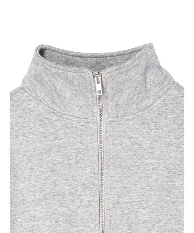 Green Parks ・ＳＵＧＡＲ　ＳＰＯＯＮ　ウラキモウハーフＺＩＰスウェット Gray Mixture