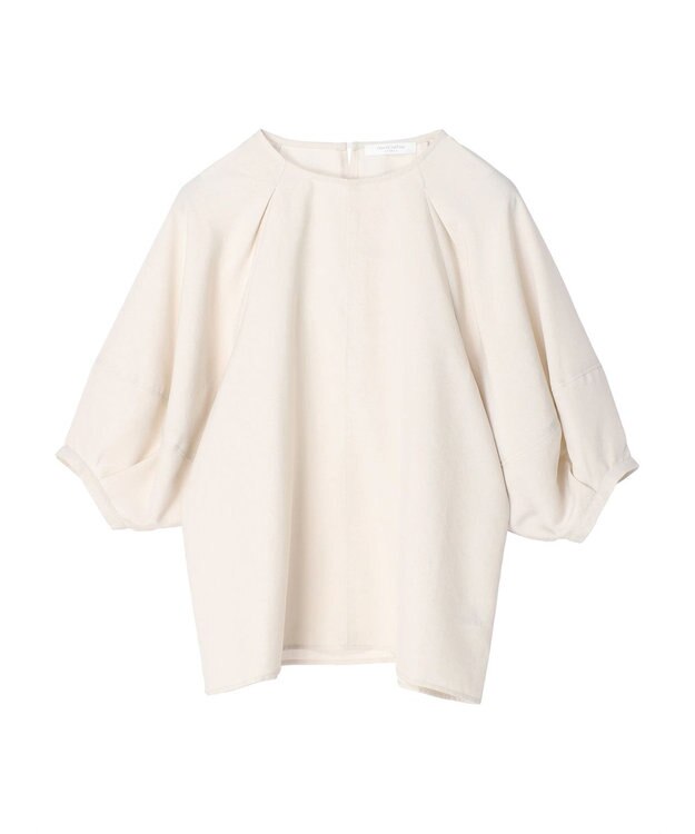 Green Parks 接触冷感　ラグランブラウス Off White