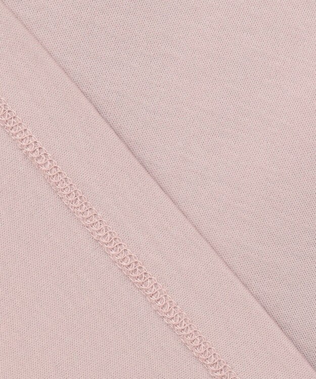 J.PRESS LADIES L 【接触冷感】コットンスムース 刺繍スリーブ カットソー ピンク系