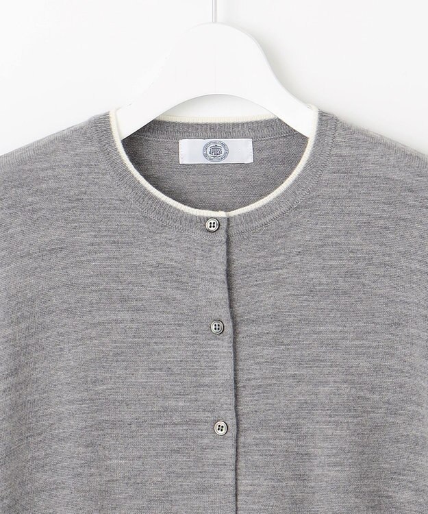 J.PRESS LADIES 【WEB限定カラーあり・洗える】アーガイルツイン ニット グレー系