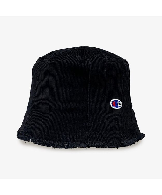 林八百吉商店 Champion コーデュロイフリンジチューリップハット ブラック