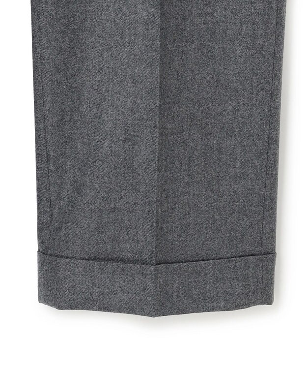 J.PRESS MEN 【J.PRESS ORIGINALS】Peppin Merino Saxony Piped Stem Trousers / Japan Made ライトグレー系