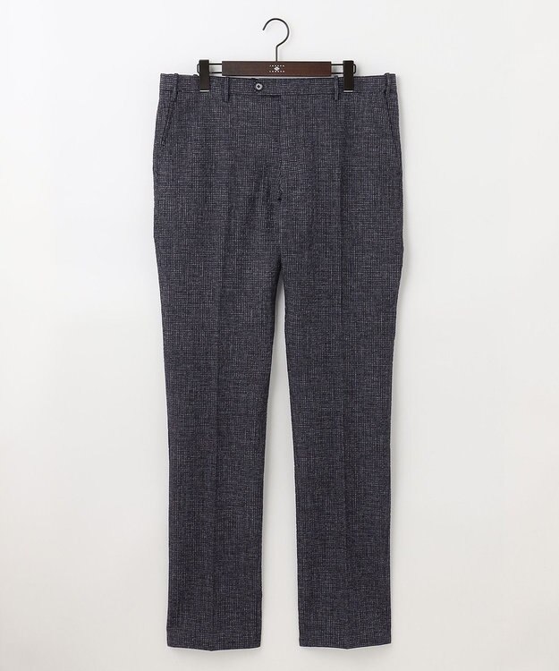 JOSEPH ABBOUD 【キングサイズ・ウエストも伸びる！/驚きの多機能性】ライトウェーブ パンツ ネイビー系3