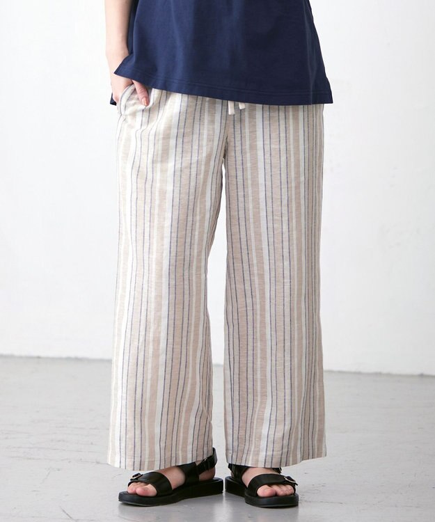 curensology コットンニーレングスワイドパンツ　ブラック コットンニーレングスワイドパンツ Curensology(カレンソロジー