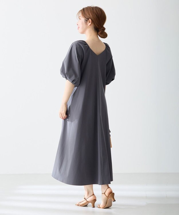 UNFILO FINE MOVE 2WAYワンピース チャコール