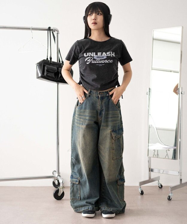 WEGO ヴィンテージライクドロストちびT 柄2