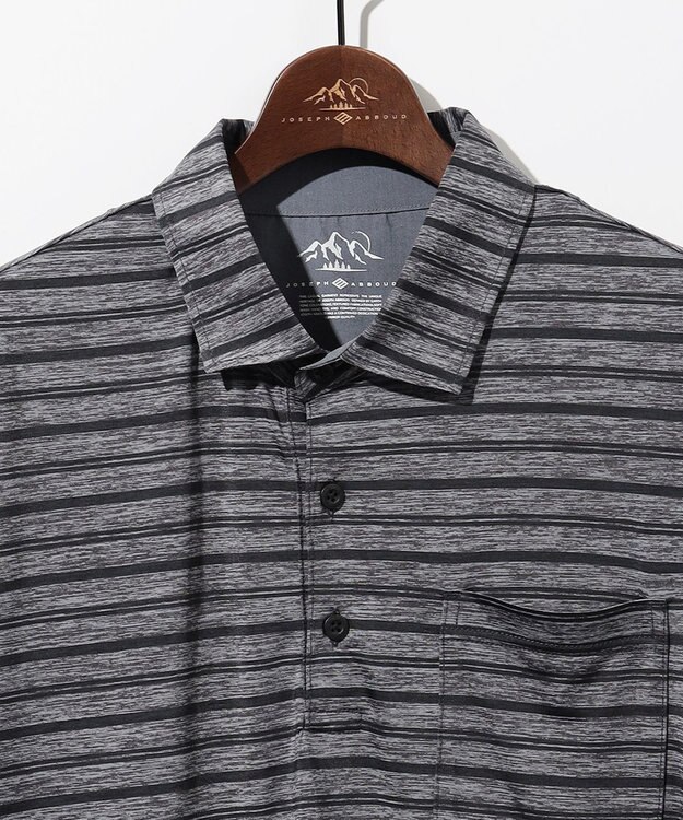 JOSEPH ABBOUD MOUNTAIN 【接触冷感】クールスキンガードポロシャツ グレー系2
