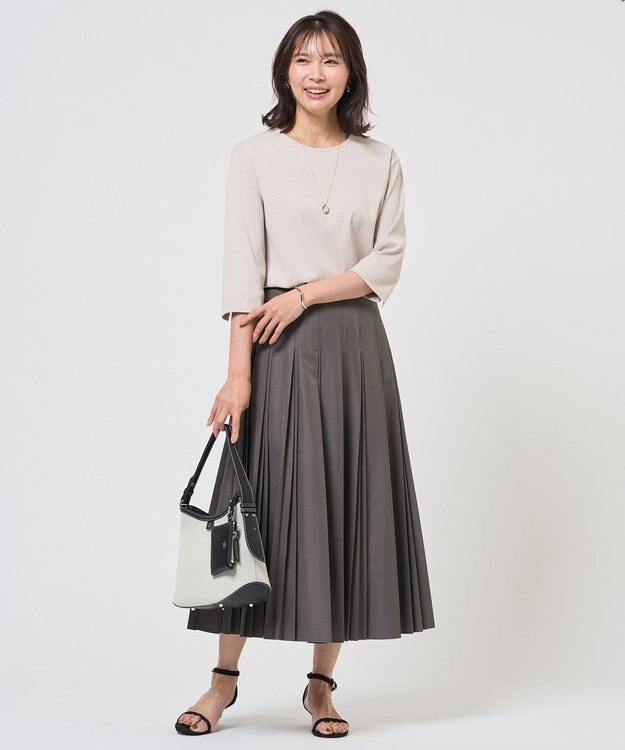 J.PRESS LADIES 【2way】キャンバス ショルダー バッグ ブラック系