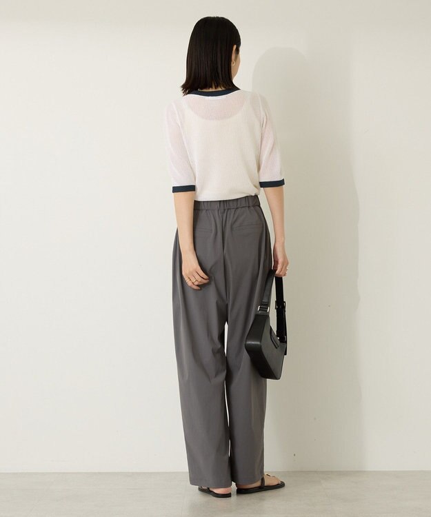 AMERICAN HOLIC メッシュニットリンガーＴシャツ Ivory