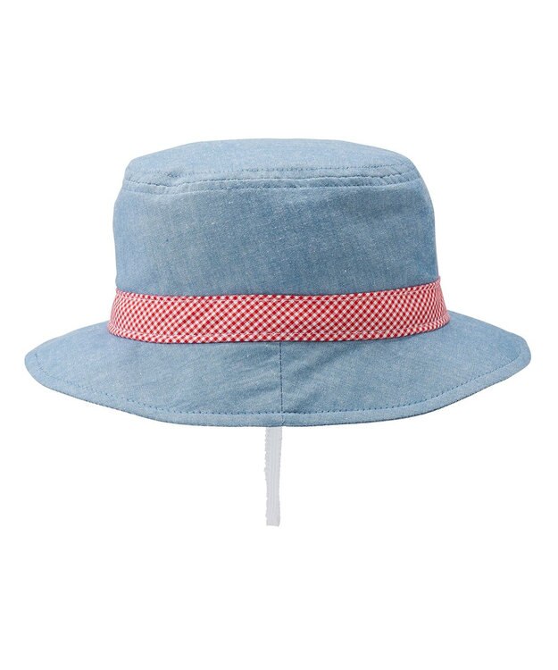 MIKI HOUSE HOT BISCUITS 【44-54cm】 ダンガリー素材 クロッシェ(帽子) ブルー