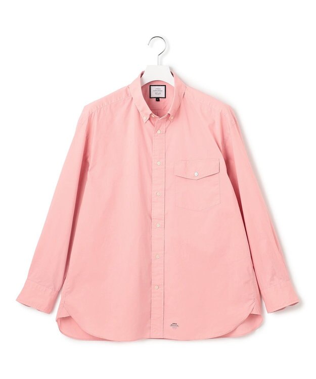 J.PRESS YORK STREET 【UNISEX】タイプライター ボタンダウンシャツ ピンク系