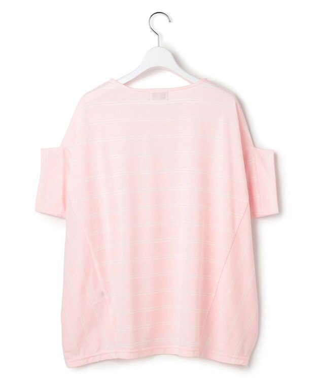 J.PRESS YORK STREET 【WOMEN】バンザイスリーブ ボーダーTシャツ ピンク系1