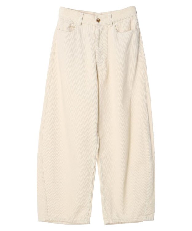 AMERICAN HOLIC コーデュロイコクーンパンツ Ivory