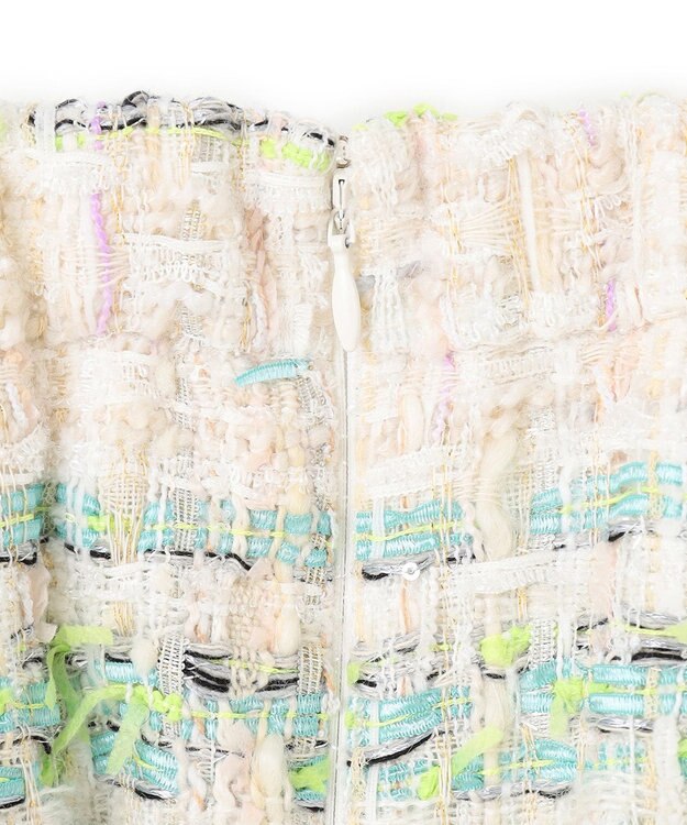 TOCCA 【洗える】SEQUINS TWEED スカート グリーン系5