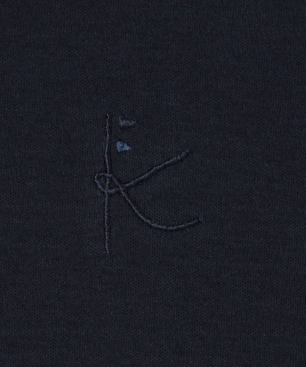 組曲 KIDS 【110-140cm】フラワー刺繍セットアップ ネイビー系