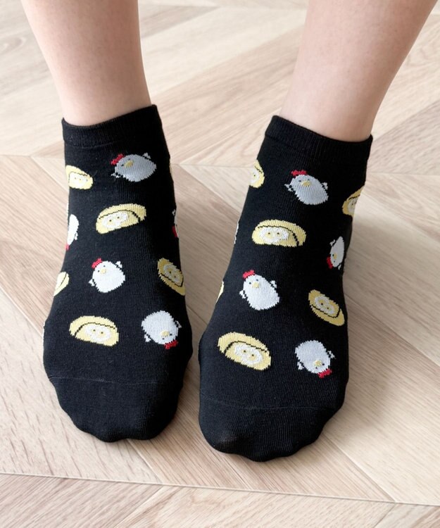 WEGO フードチェンジ総柄ショートソックス 柄5