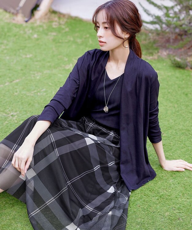 Tiaclasse 【安田美沙子さん着用・日本製】プレートリングネックレス シルバー×ゴールド