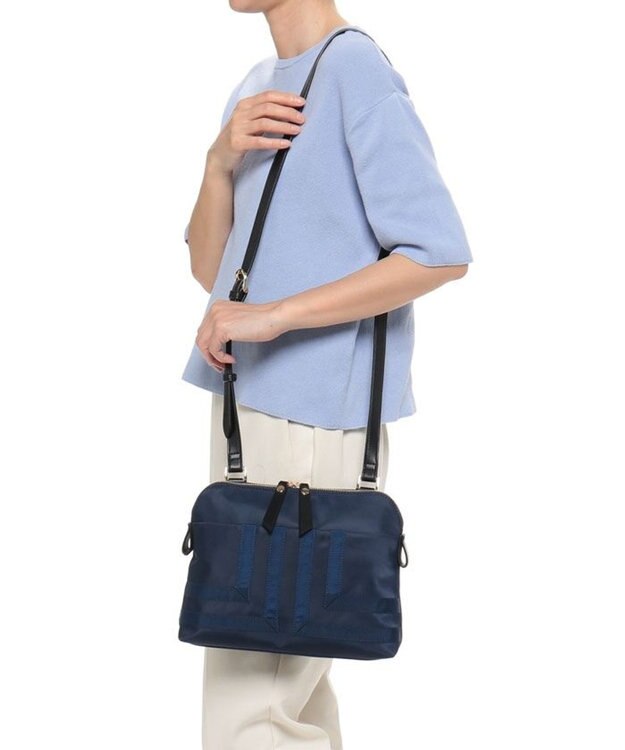 LANVIN en Bleu アコール ショルダーバッグ ネイビー