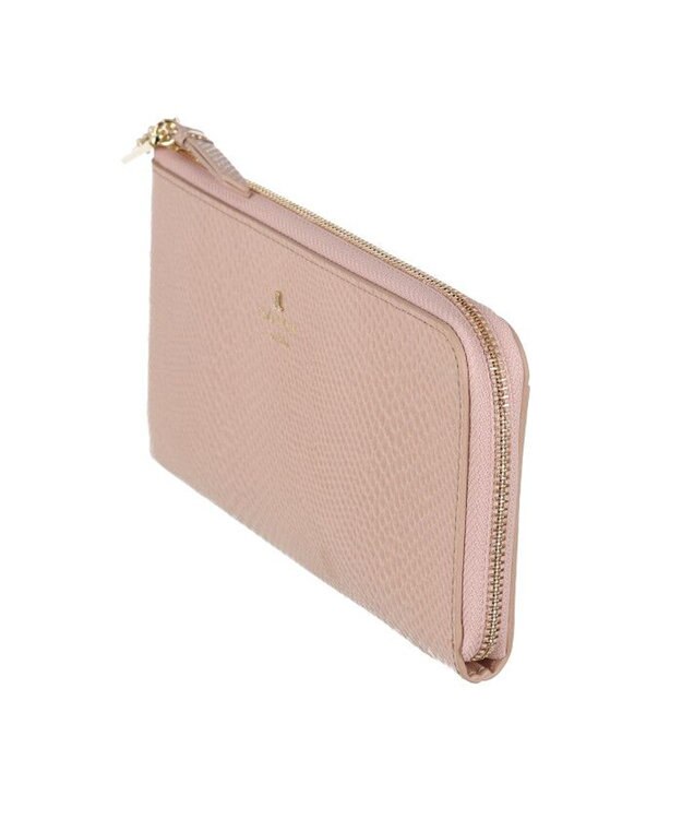 LANVIN en Bleu マゼンダ Lファスナー長財布 ベージュ