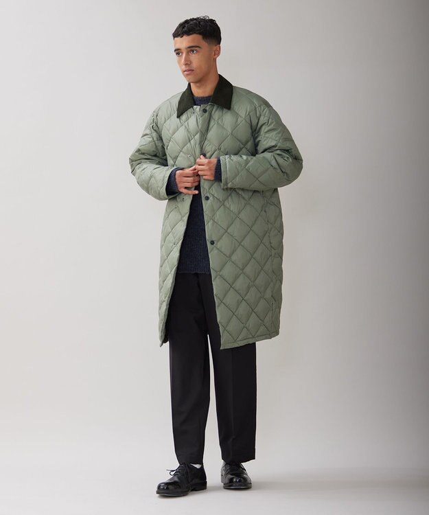 UNFILO 【MEN】UNFILO × TAION キルティングコート オリーブ系