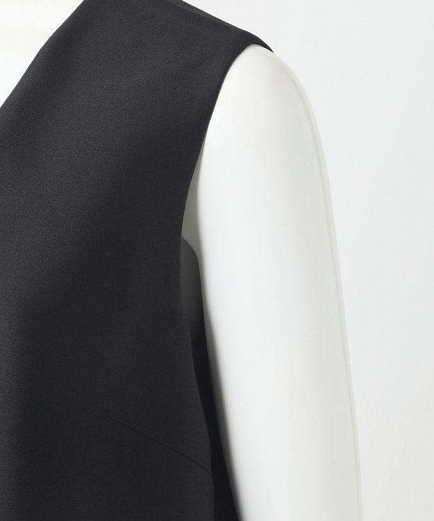 23区 【エステータ】ウールシルクツイル ワンピース ブラック系