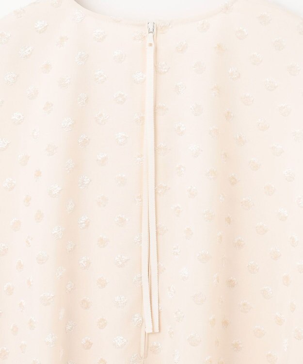 #Newans ジャガードドットバルーンブラウス オフ