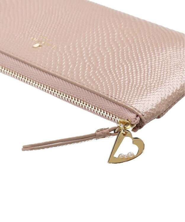 LANVIN en Bleu マゼンダ Lファスナー長財布 ベージュ