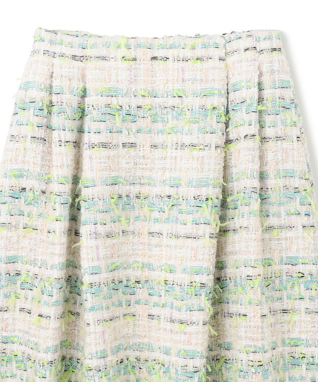 TOCCA 【洗える】SEQUINS TWEED スカート グリーン系5
