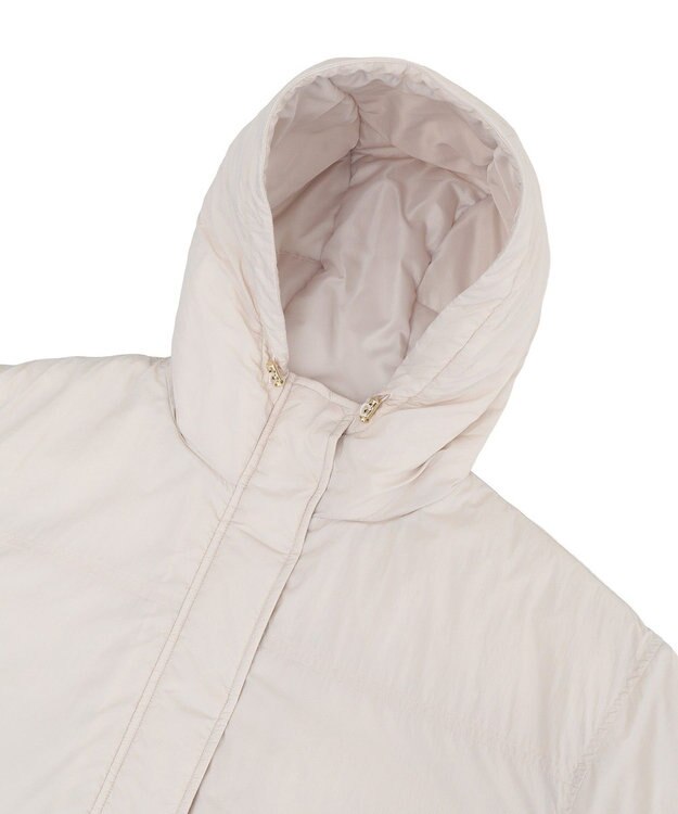 Green Parks フーディ中綿コート Light Gray