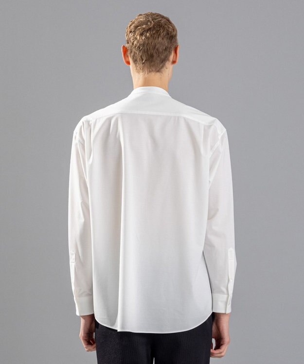 JOSEPH HOMME コンフォートクリアオックス　バンドカラーシャツ ホワイト系