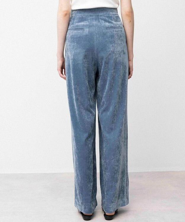 NAVE ブライトベロア パンツ ブルー系